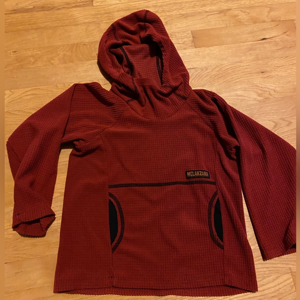 Melanzana Kids SMALL Micro Grid Hoodie